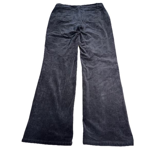 Charter Club black Wide Leg Corduroy Pants Size 6 - Picture 7 of 7